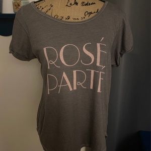 Grey Rosé Parté Tee